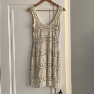 Off white body con dress!